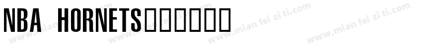 NBA Hornets字体转换